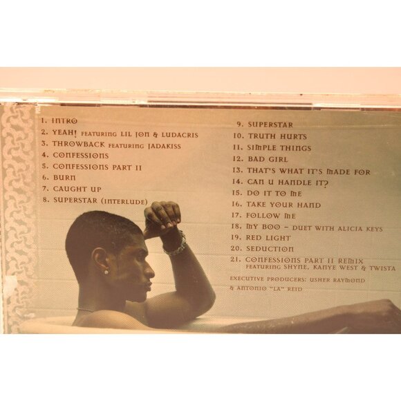 Usher Confessions Music CD 2004 Remix 21 Songs LaFace Record with Case Grammy - Picture 6 of 7